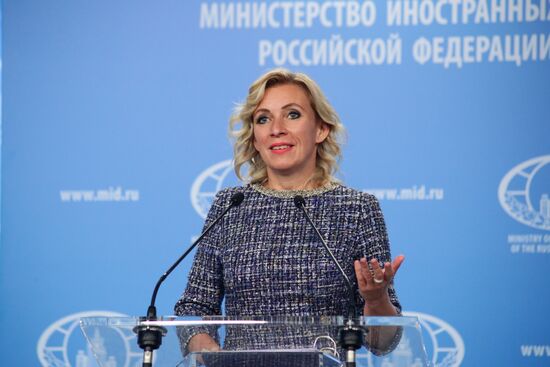 Russia Zakharova Briefing
