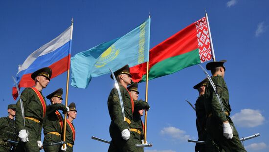 Belarus Russia Military Drills Opening