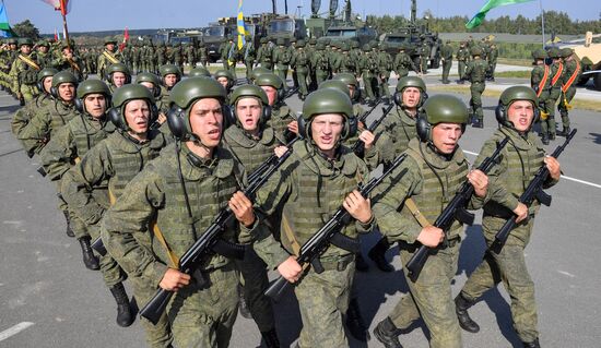 Belarus Russia Military Drills Opening