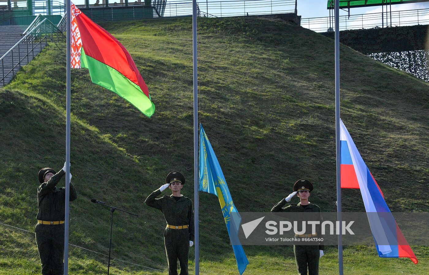 Belarus Russia Military Drills Opening