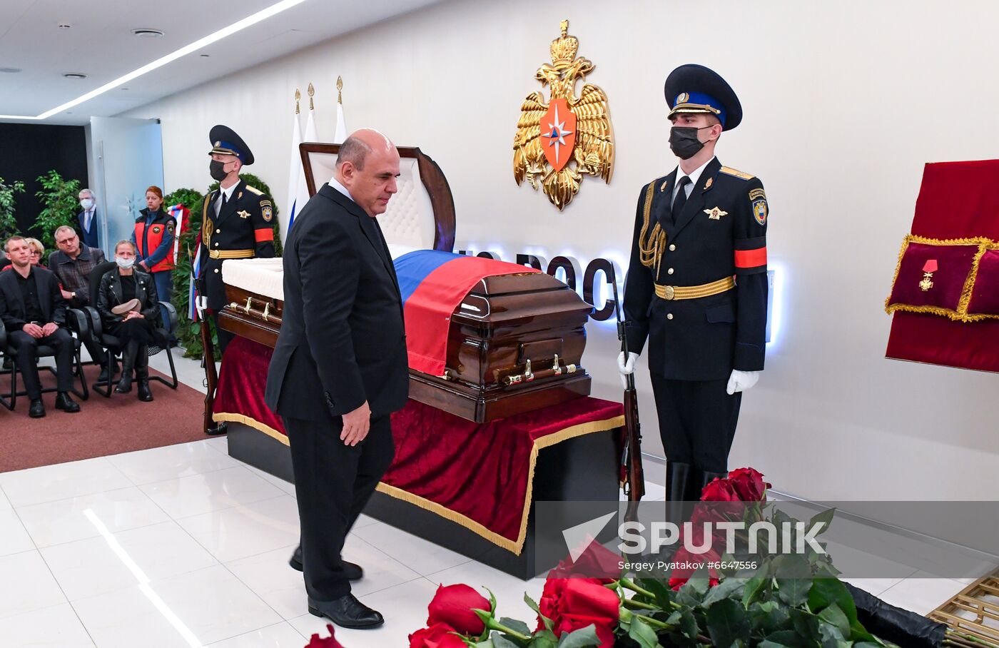Russia Putin Mishustin Zinichev Farewell