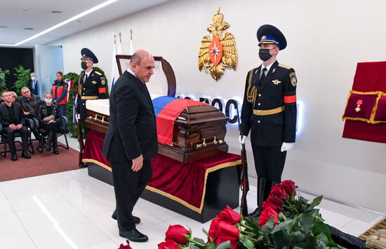 Russia Putin Mishustin Zinichev Farewell