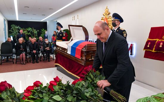 Russia Putin Mishustin Zinichev Farewell