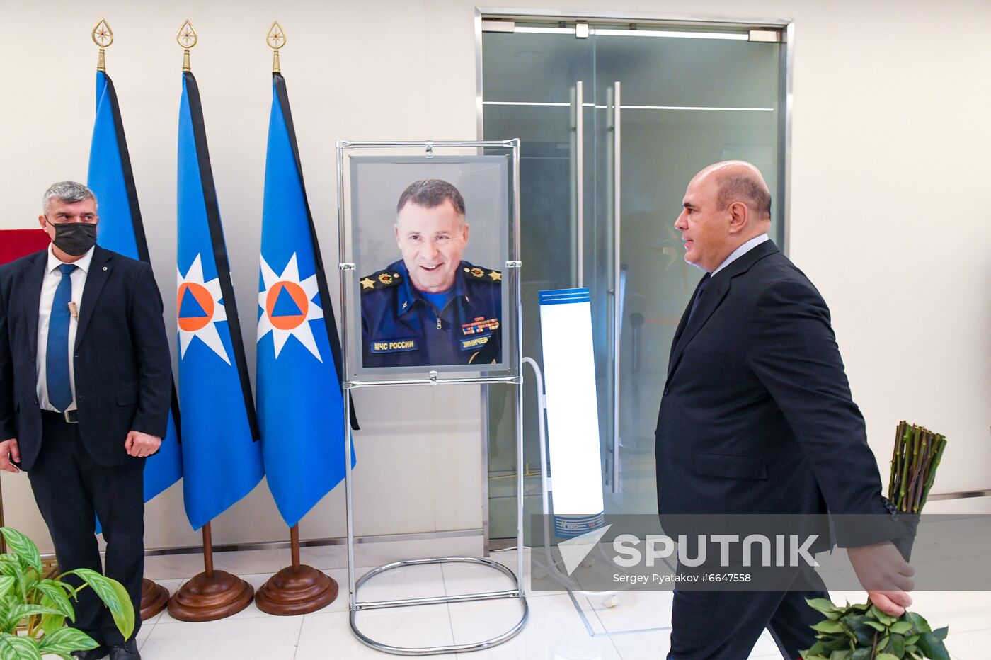 Russia Putin Mishustin Zinichev Farewell