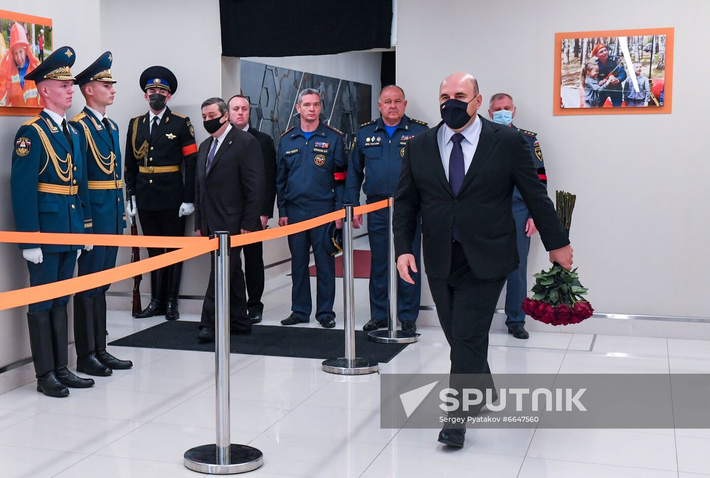 Russia Putin Mishustin Zinichev Farewell