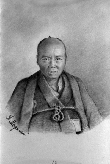 Drawing by Russian Navy Admiral Alexander Mozhaisky