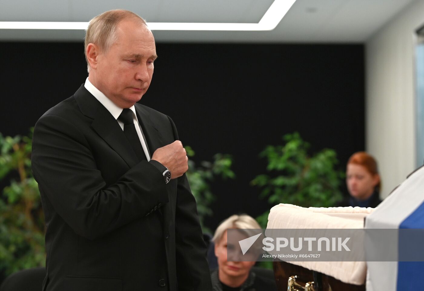 Russia Putin Mishustin Zinichev Farewell