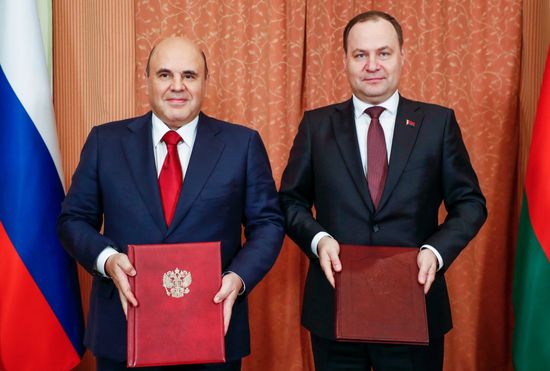 Belarus Mishustin Union State Council