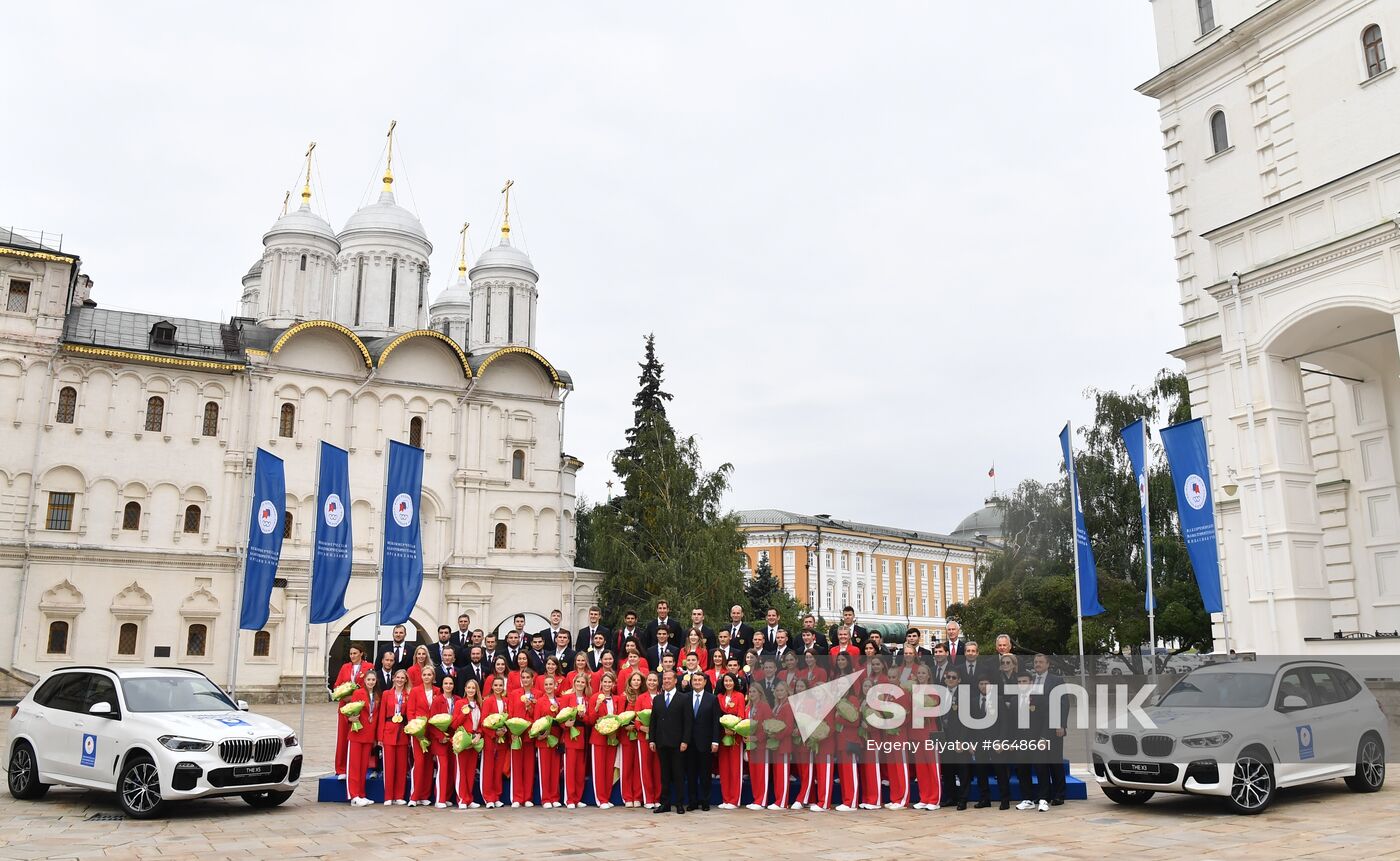 Russia Medvedev Olympics 2020 Medalists