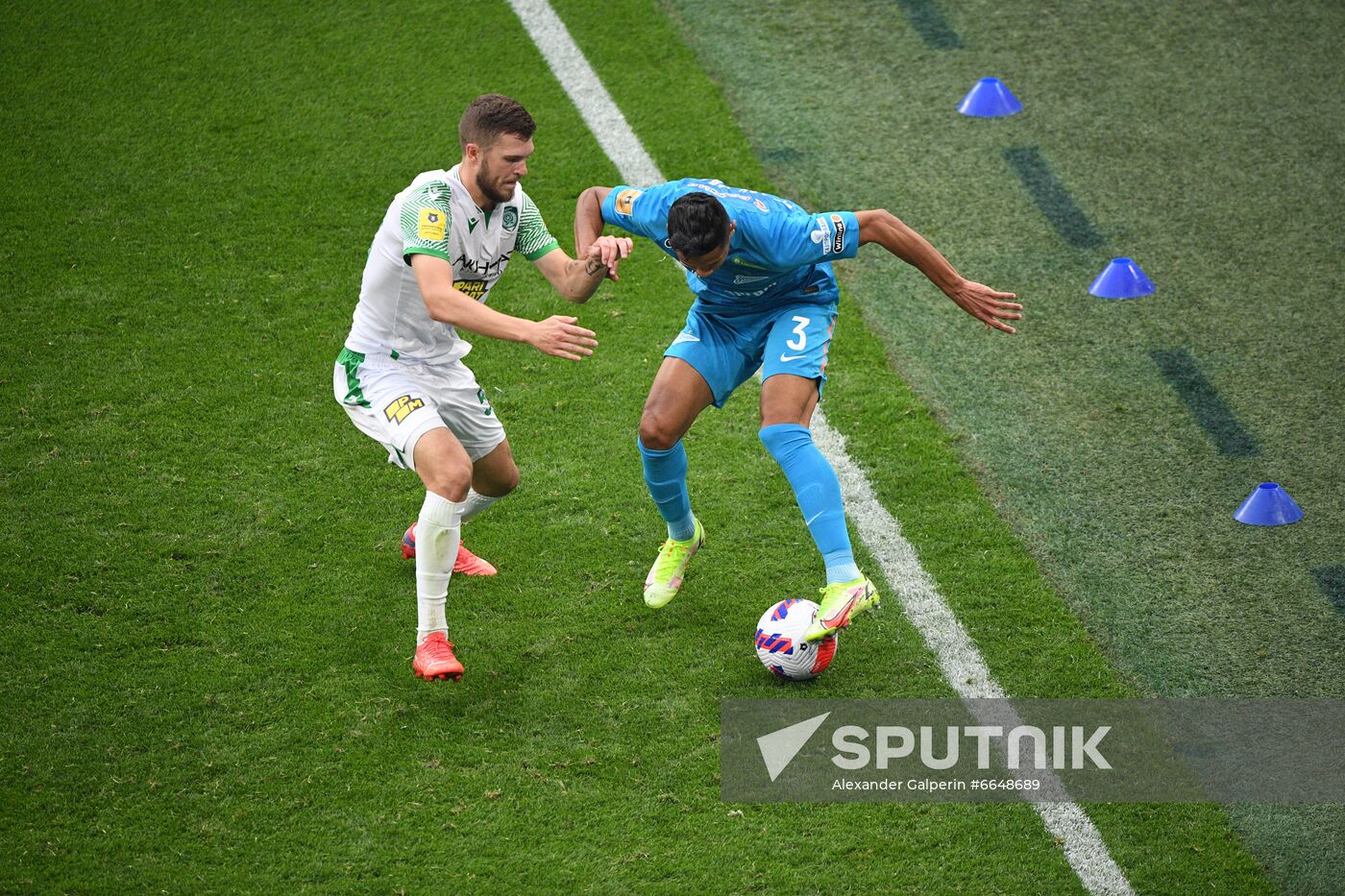 Russia Soccer Premier-League Zenit - Akhmat