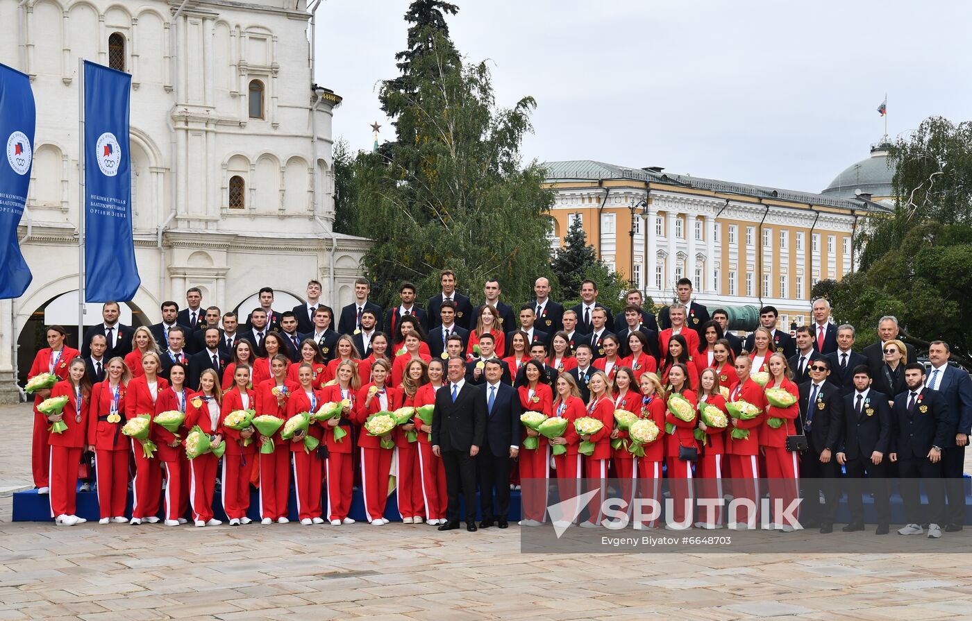 Russia Medvedev Olympics 2020 Medalists