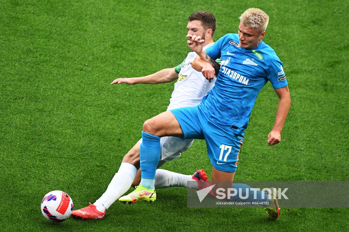 Russia Soccer Premier-League Zenit - Akhmat