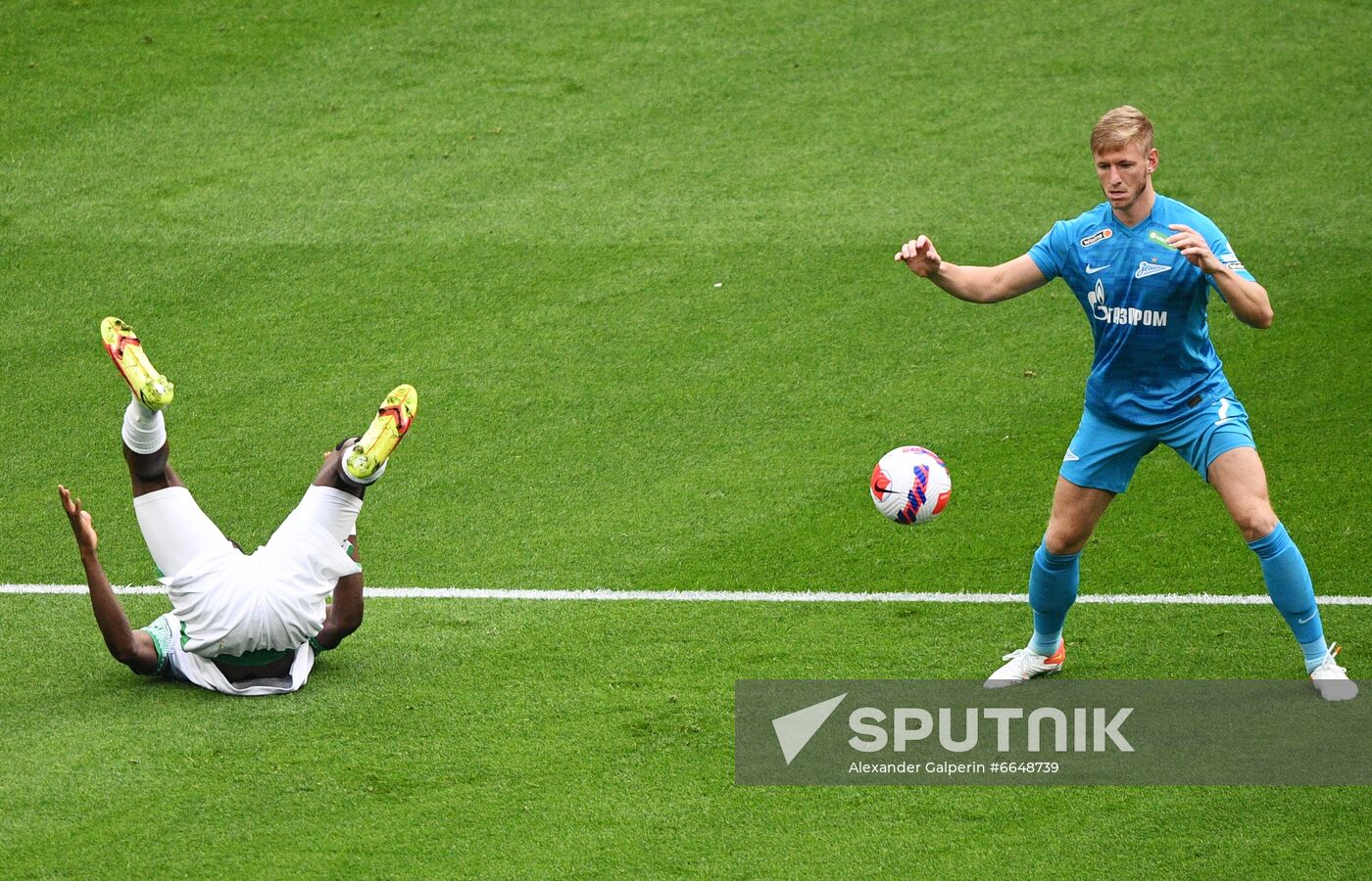 Russia Soccer Premier-League Zenit - Akhmat