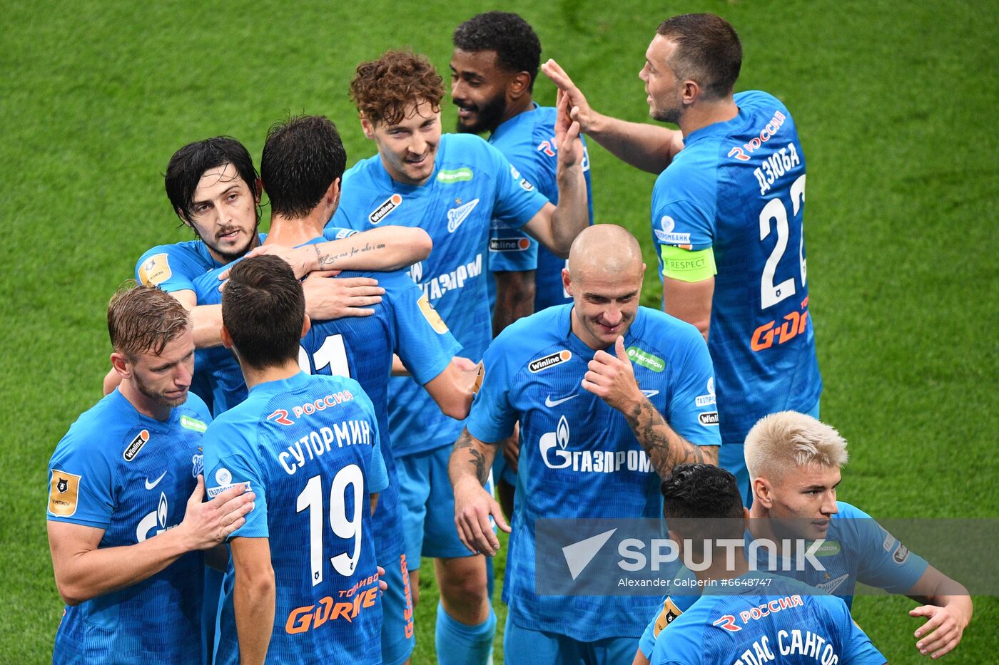 Russia Soccer Premier-League Zenit - Akhmat