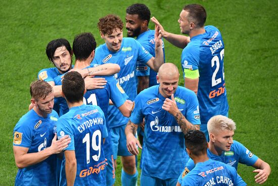 Russia Soccer Premier-League Zenit - Akhmat