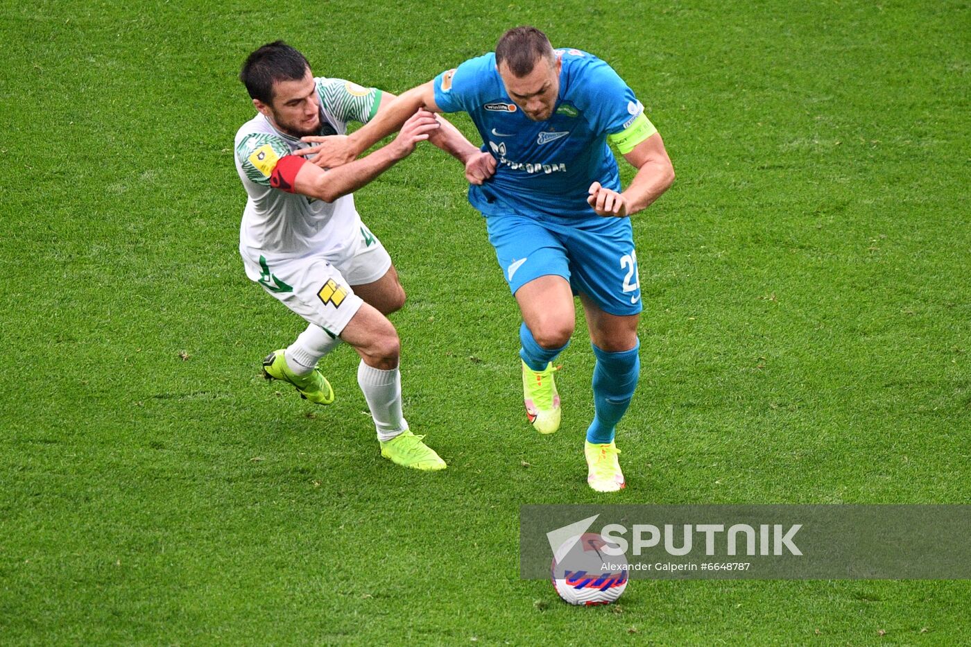 Russia Soccer Premier-League Zenit - Akhmat