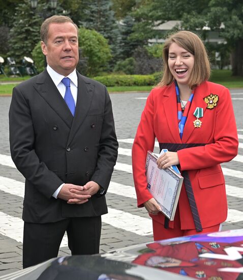 Russia Medvedev Olympics 2020 Medalists