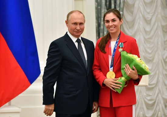 Russia Putin Russia Olympics 2020 Medalists