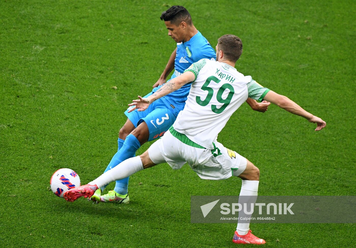 Russia Soccer Premier-League Zenit - Akhmat