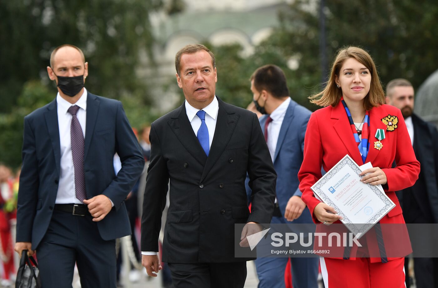 Russia Medvedev Olympics 2020 Medalists