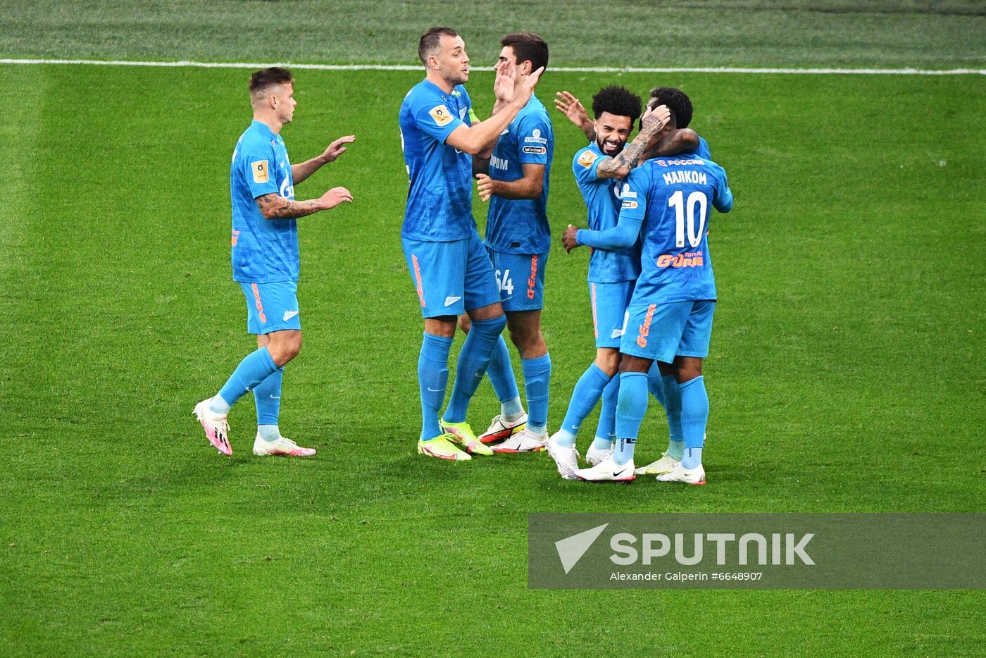 Russia Soccer Premier-League Zenit - Akhmat