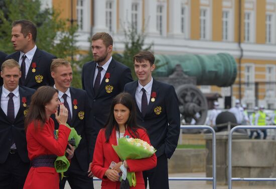 Russia Medvedev Olympics 2020 Medalists