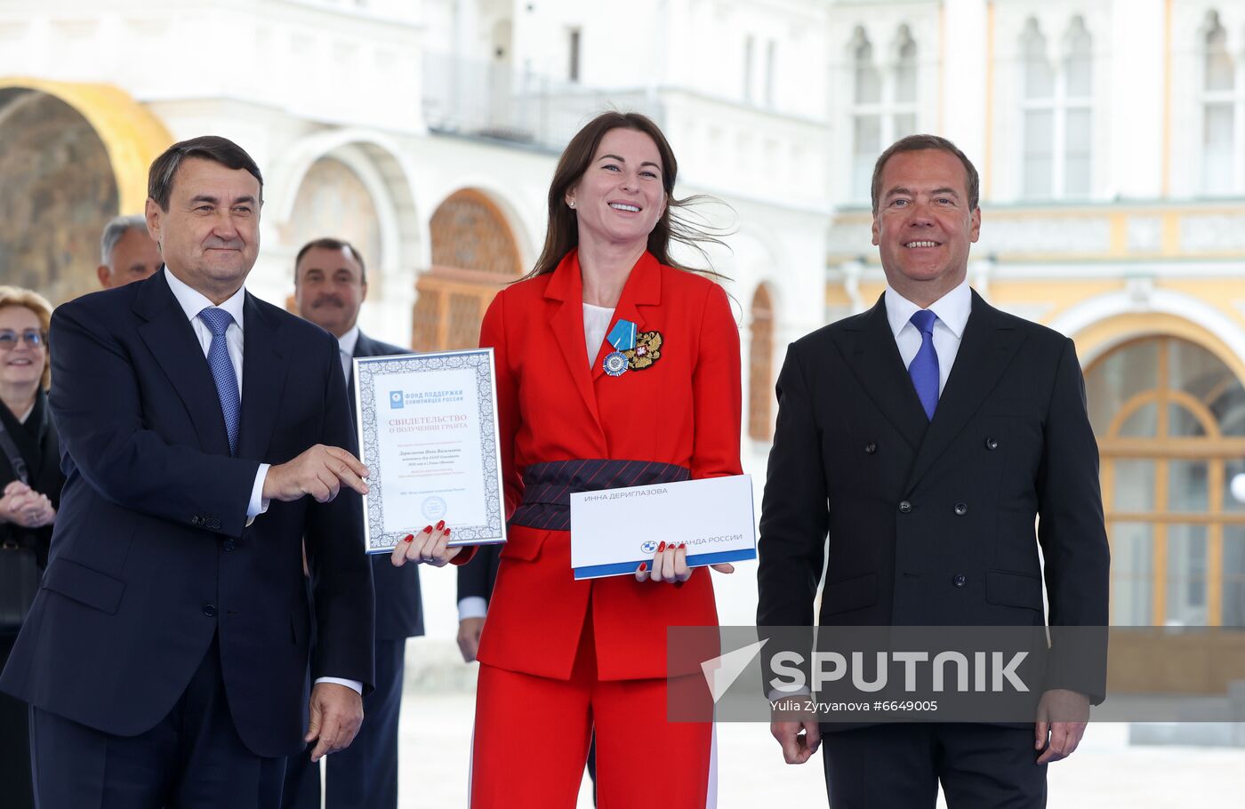 Russia Medvedev Olympics 2020 Medalists