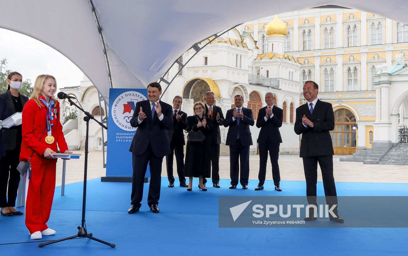 Russia Medvedev Olympics 2020 Medalists