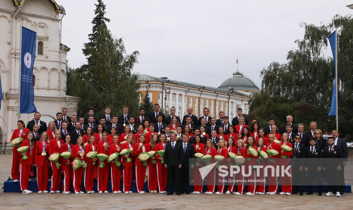 Russia Medvedev Olympics 2020 Medalists