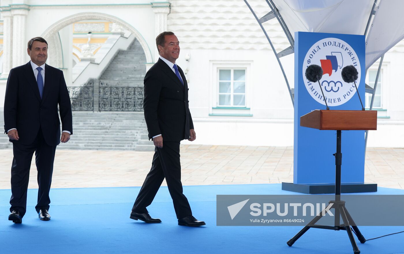 Russia Medvedev Olympics 2020 Medalists