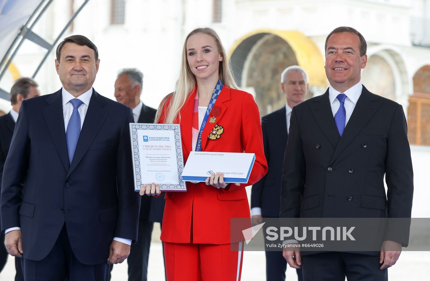 Russia Medvedev Olympics 2020 Medalists