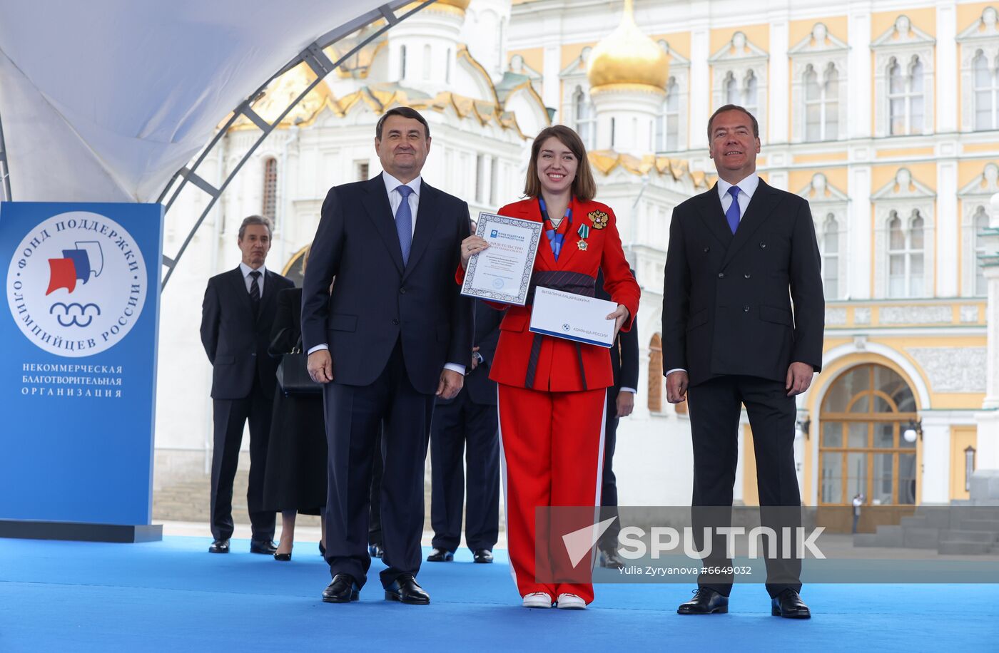 Russia Medvedev Olympics 2020 Medalists