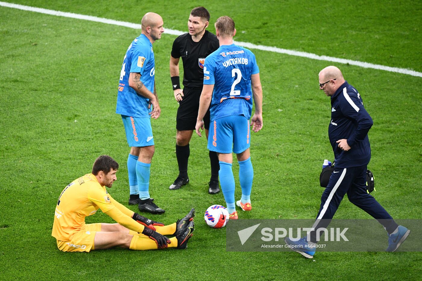 Russia Soccer Premier-League Zenit - Akhmat