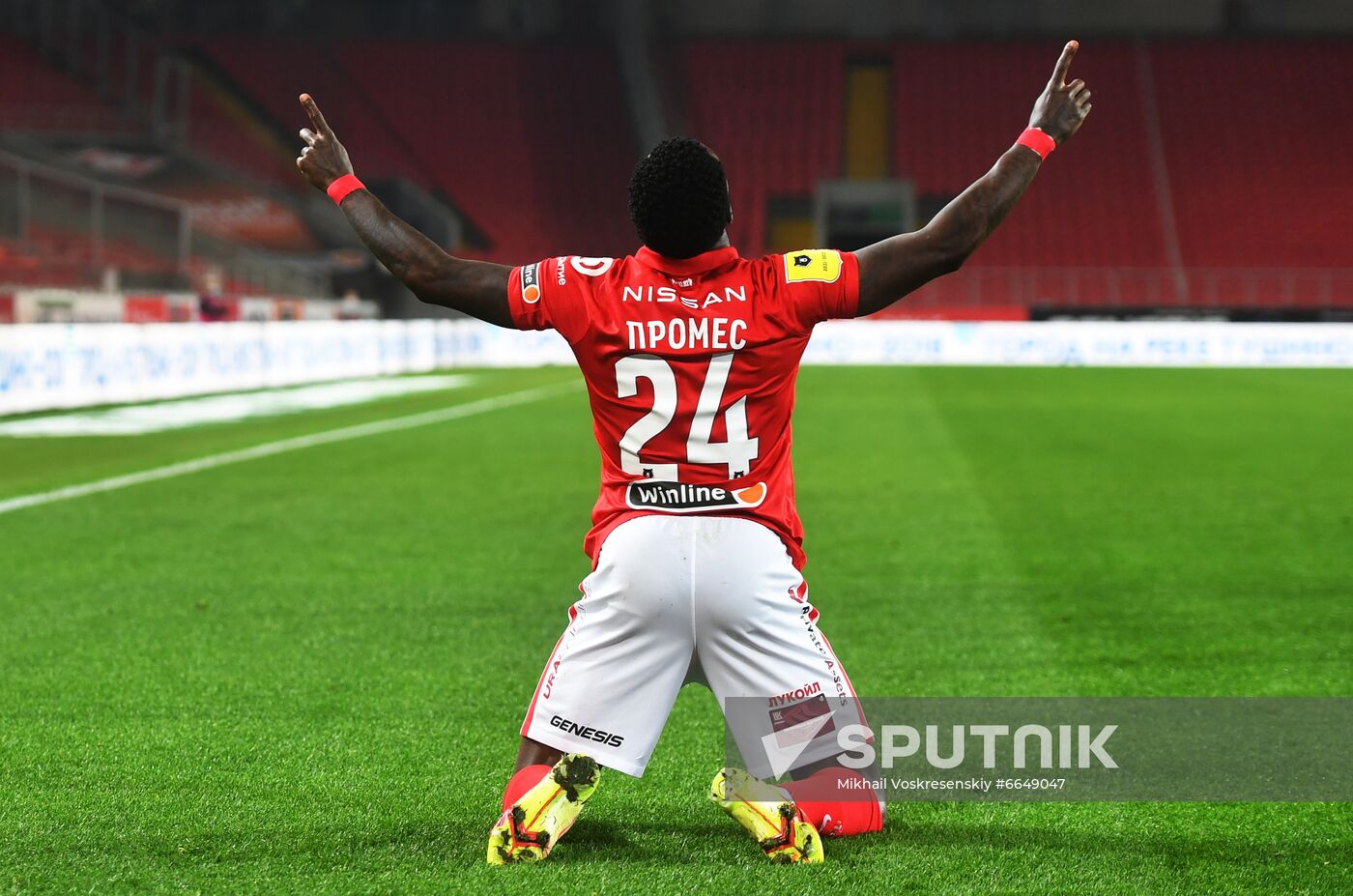 Russia Soccer Premier-League Spartak -Khimki