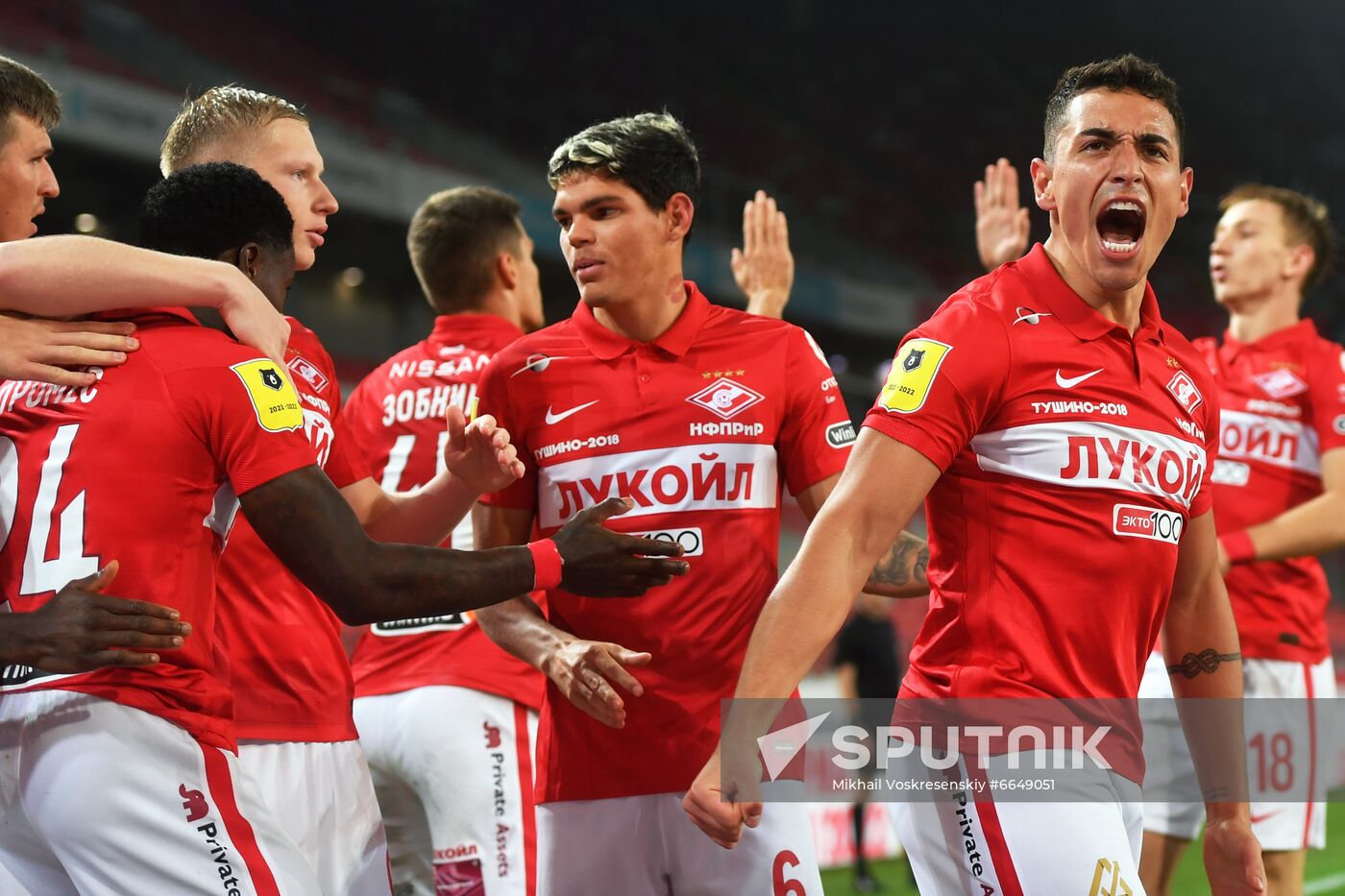 Russia Soccer Premier-League Spartak -Khimki