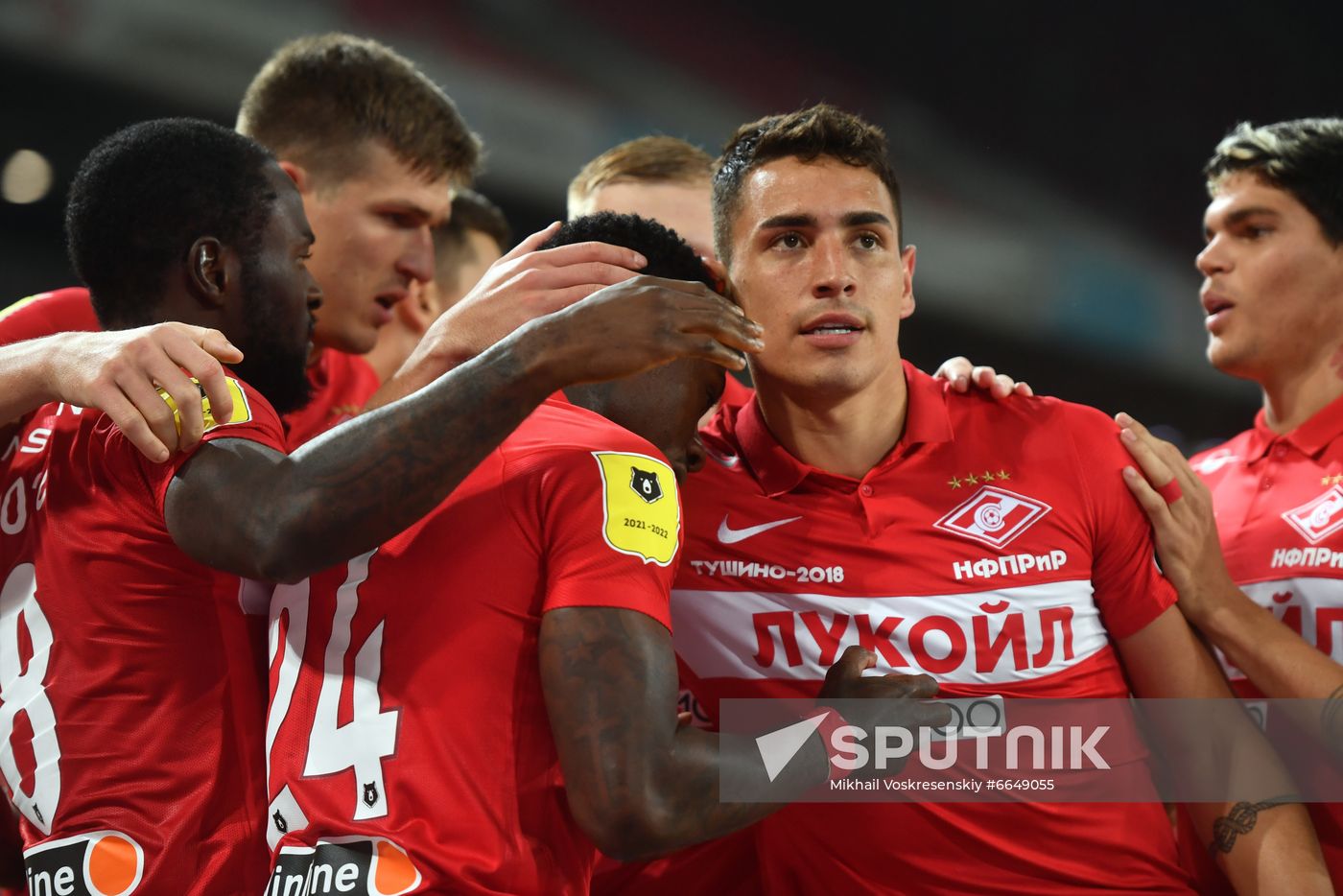 Russia Soccer Premier-League Spartak -Khimki