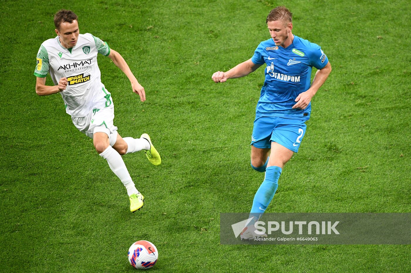 Russia Soccer Premier-League Zenit - Akhmat