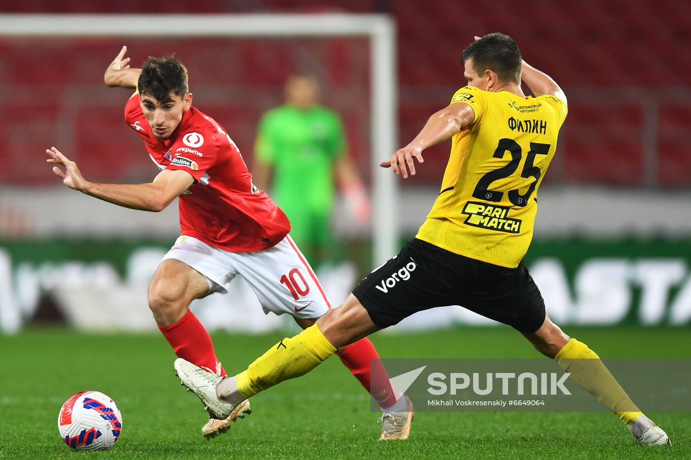 Russia Soccer Premier-League Spartak -Khimki