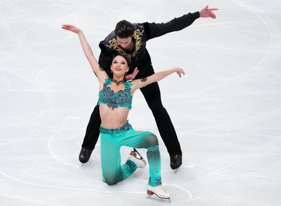 Russia Figure Skating Test Skates Ice Dance