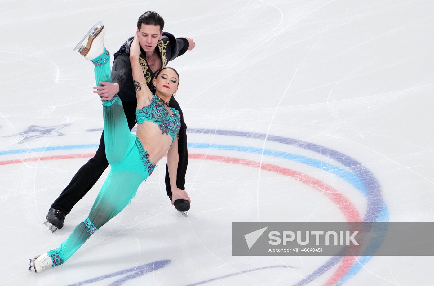 Russia Figure Skating Test Skates Ice Dance