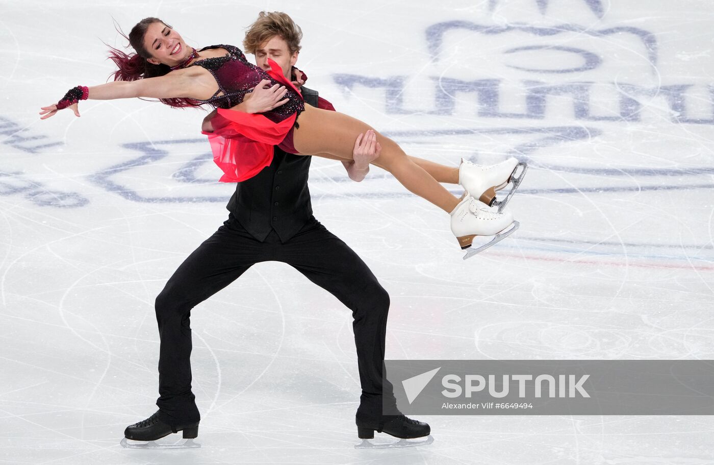 Russia Figure Skating Test Skates Ice Dance