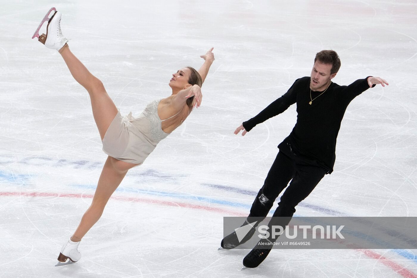 Russia Figure Skating Test Skates Ice Dance