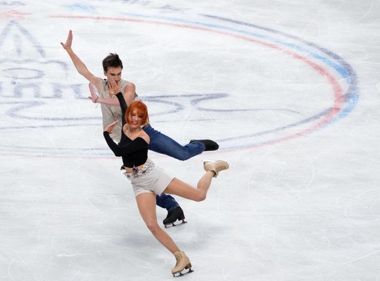 Russia Figure Skating Test Skates Ice Dance