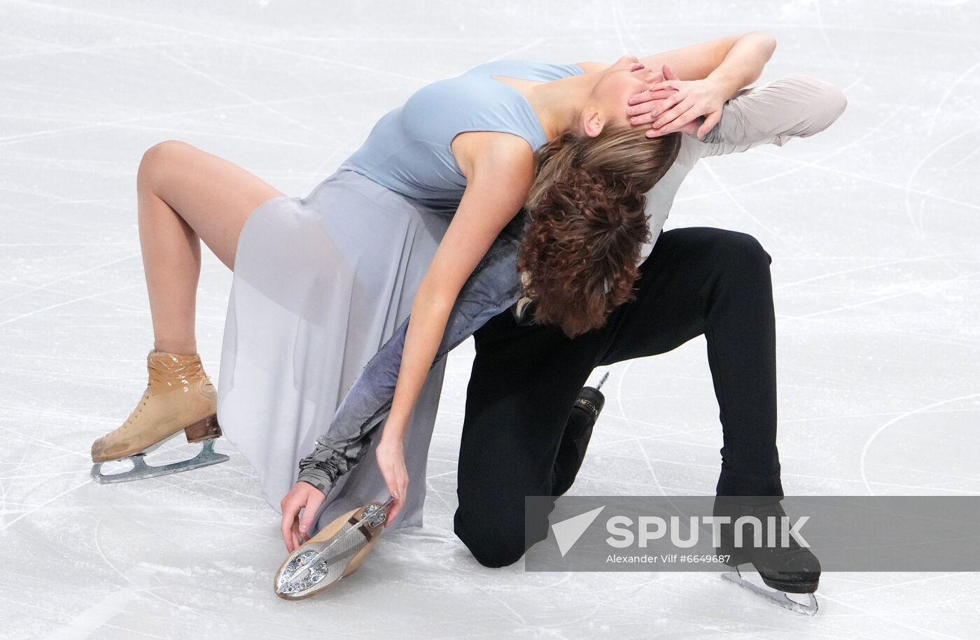 Russia Figure Skating Test Skates Ice Dance