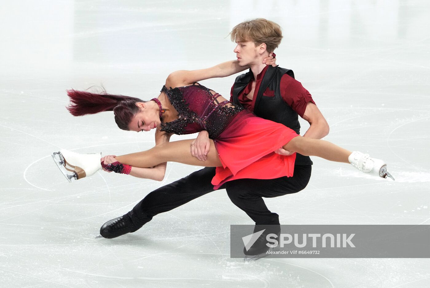 Russia Figure Skating Test Skates Ice Dance