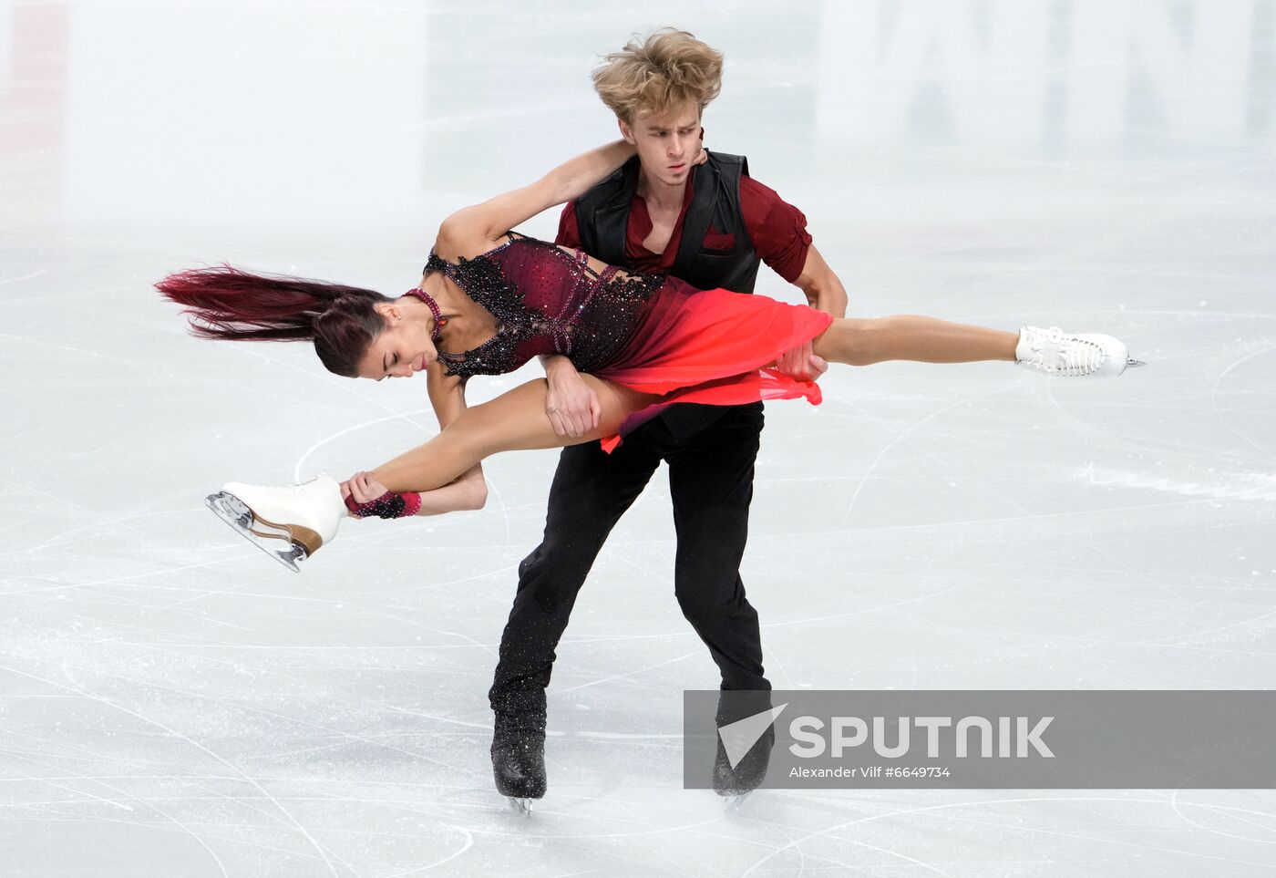 Russia Figure Skating Test Skates Ice Dance