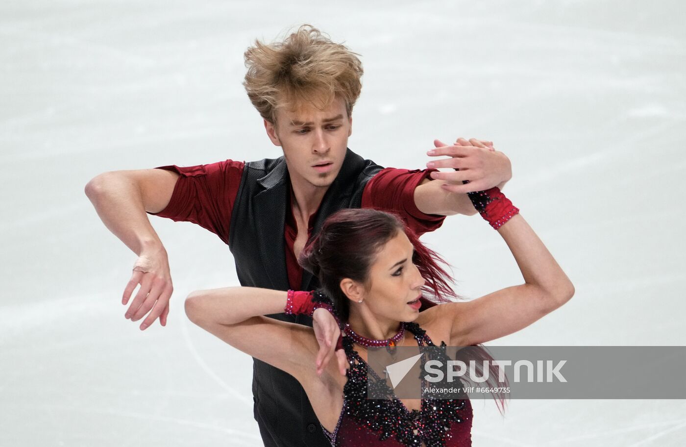 Russia Figure Skating Test Skates Ice Dance