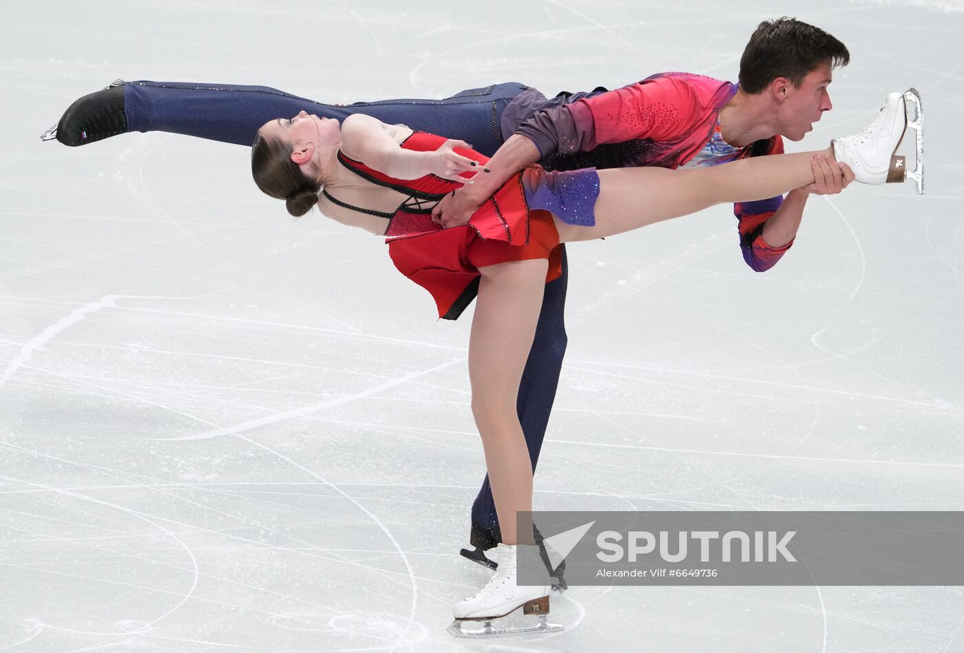 Russia Figure Skating Test Skates Pairs