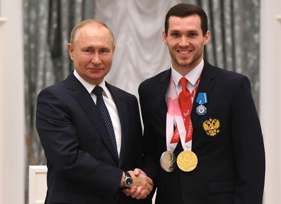 Russia Putin Russia Paralympics 2020 Medalists