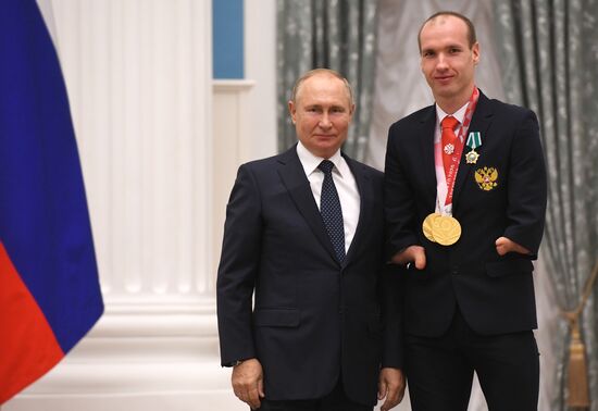 Russia Putin Russia Paralympics 2020 Medalists